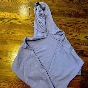 Alo Yoga purple crop hoodie size M